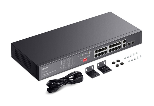 [TL-SG1218MP] SWITCHES/TPLINK TL-SG1218MP/ 18 PUERTOS/ 16 PUERTOS POE/ GIGABITS/ CARCASA METAL