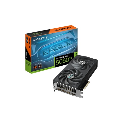 [GV-N506TEAGLEOC-8GD] TARJETA DE VIDEO GIGABYTE/GEFORCE RTX 5060 TI EAGLE OC 8G GDDR7 PCI-E 5.0 9VN506TEO8-00-G10
