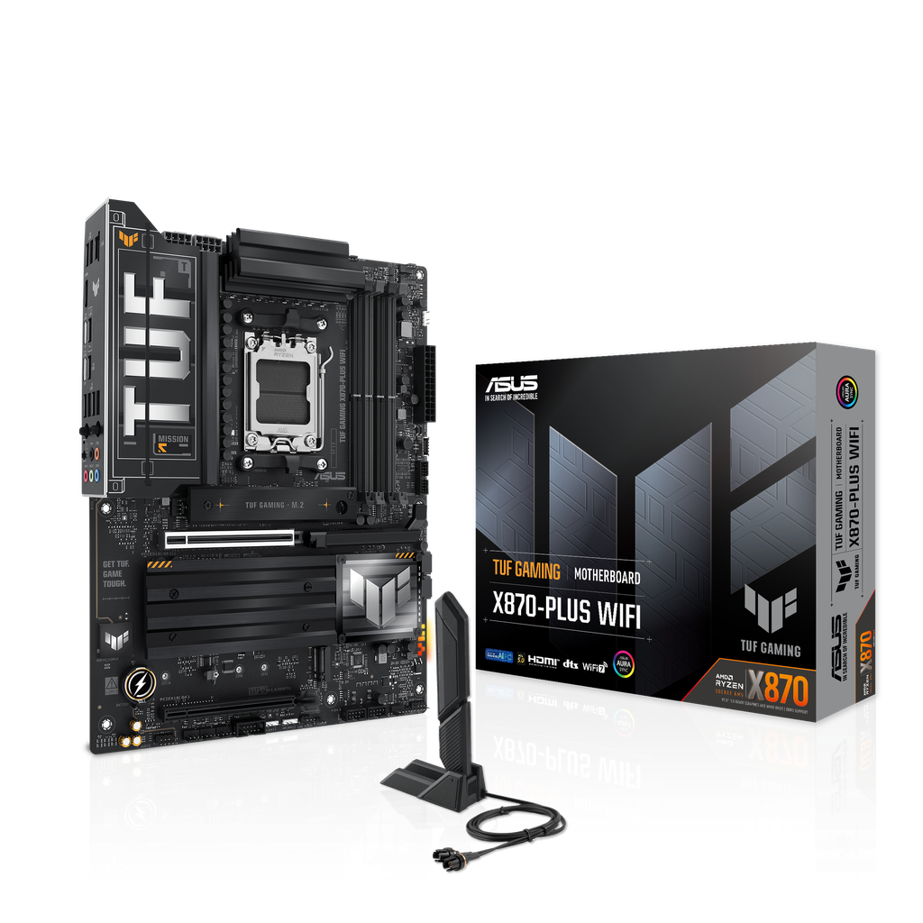 MAINBOARD/ASUS TUF GAMING X870-PLUS WIFI AM5 WIFI7 AURA SYNC