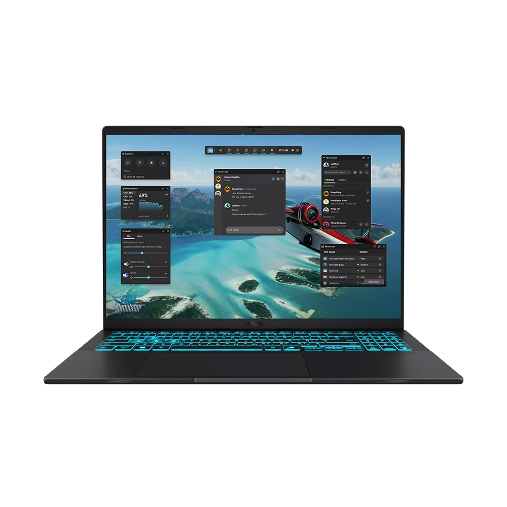 COMPUTADOR/ASUS V3607VP-RP030/CORE 7 240H/1TB SSD/32GB/RTX 5070 8G/16PUL/NO OS/BLACK MOCHILA MOUSE