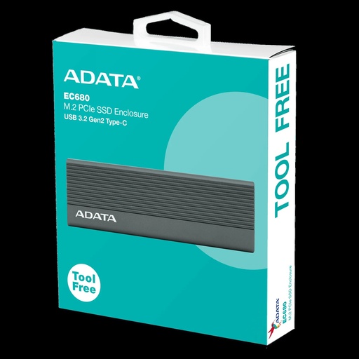 [EC680-CCGY] SSD/ADATA COMPARTIMIENTO DE SSD EC680 M.2 PCIE USB 3.2 GEN2 TIPO-C