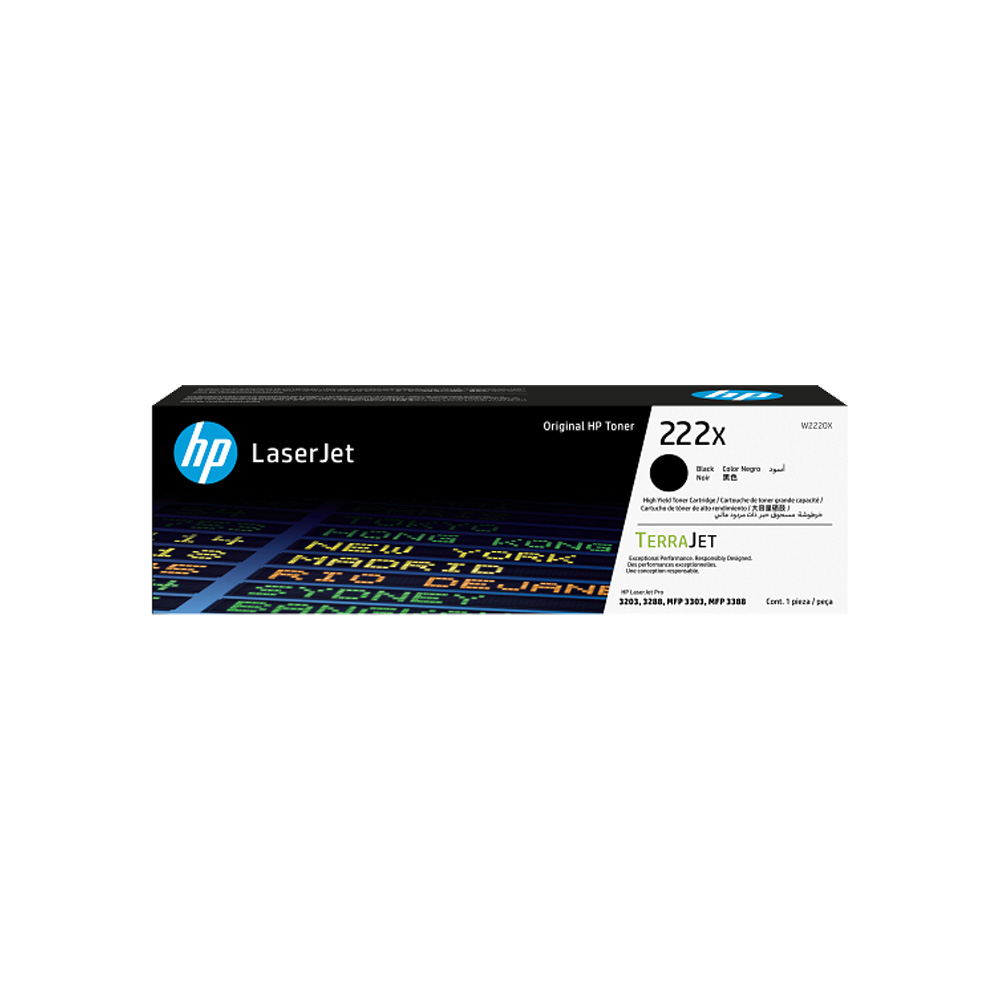 CONSUMIBLE HPINC/TONER 222X NEGRO LASERJET 3201/3202/3303 3200 PAG W2220X