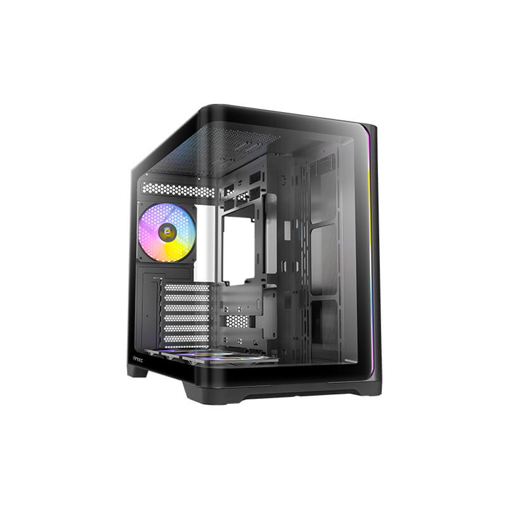 GB CASE ANTEC/C5 BALCK CURVE ARGB 3X120MM BOTTOM 1X120MM REAR