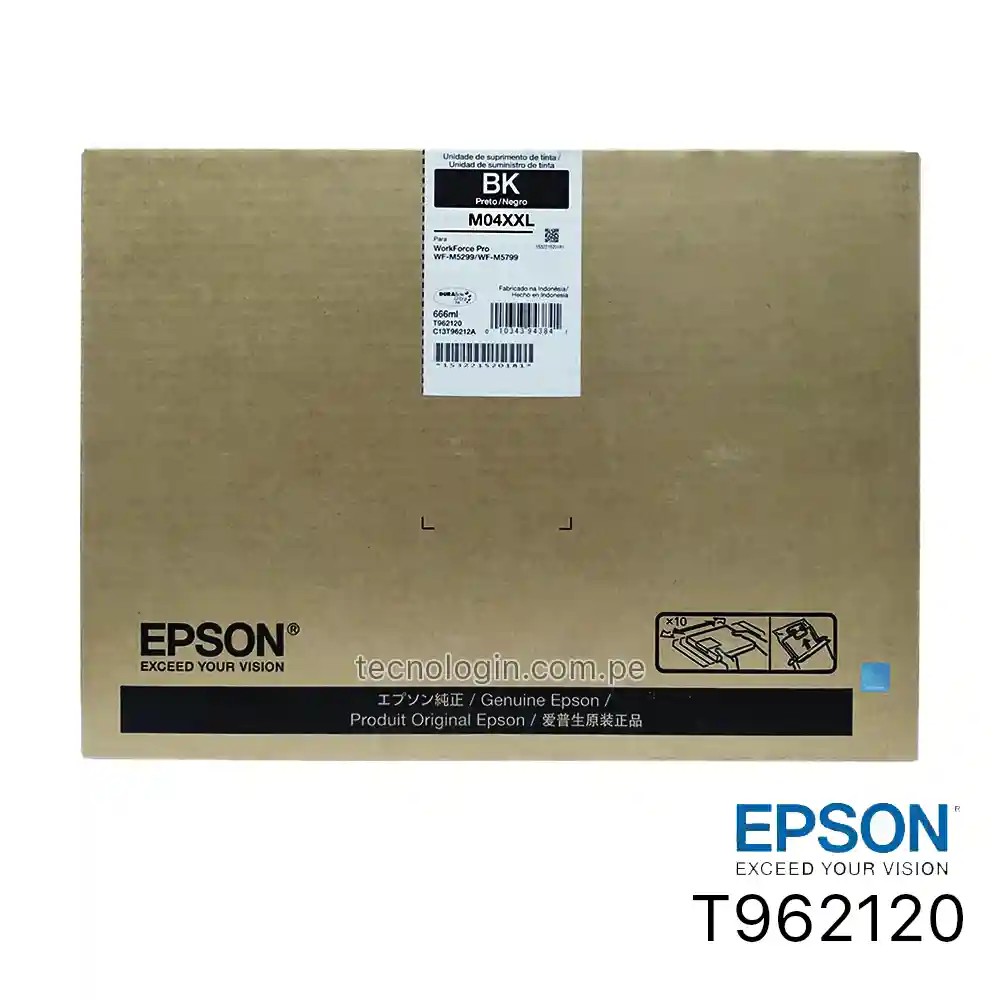 TINTA EPSON M04XXL NEGRO WF M5299/M5799 40000 PAG T962120-AL