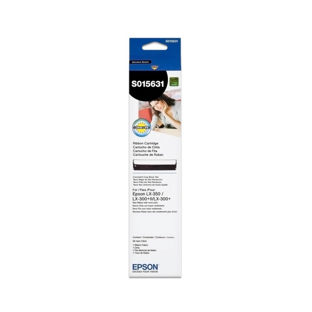 CINTA EPSON S015631 NEGRO LX-350