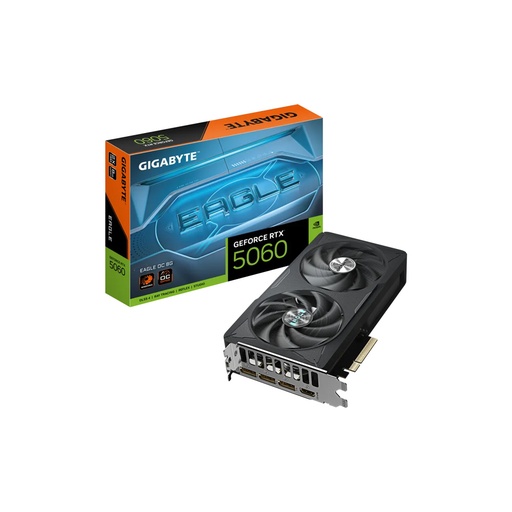 [GV-N5060EAGLEOC-8GD] TARJETA DE VIDEO GIGABYTE/GEFORCE RTX 5060 EAGLE OC 8G GDDR7 PCI-E 5.0 9VN5060EO-00-G10