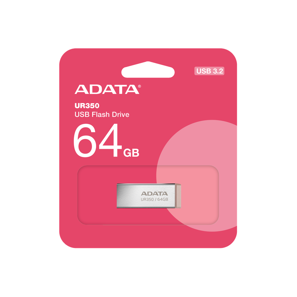 FLASHMEMORY/ADATA UR350 USB FLASH 64GB METAL USB 3.2 GEN1
