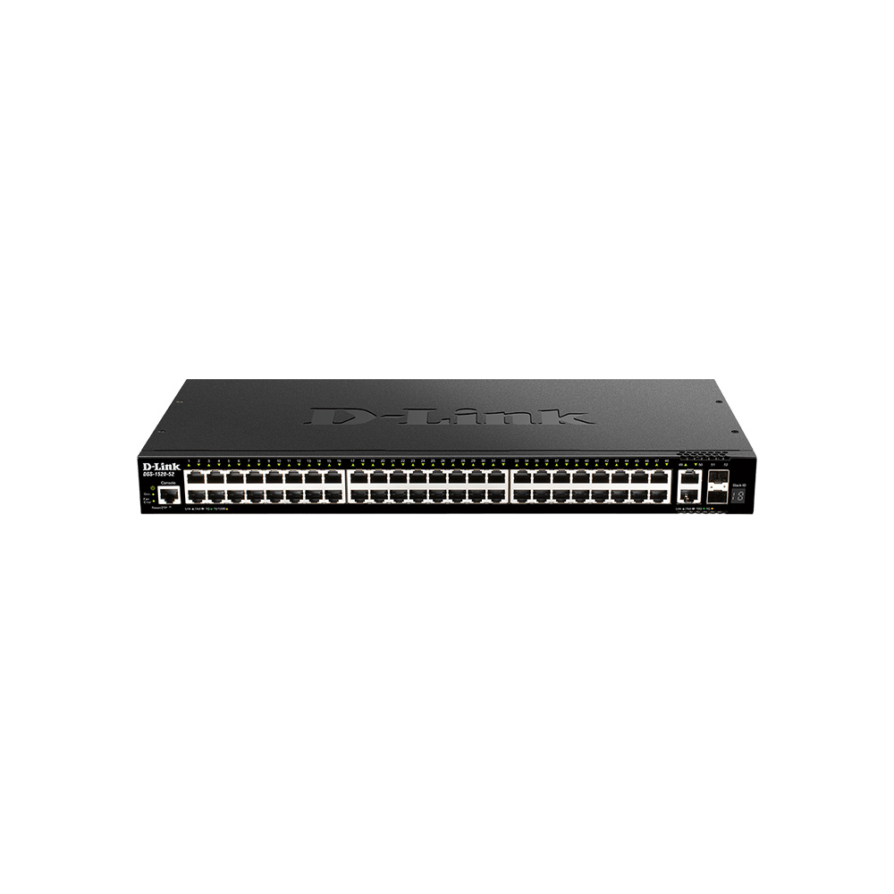 SWITCHES D-LINK DGS-1520-28 NON POE 52 PTOS/2 PTOS 10G SFP PLUS/2 PTOS 10GBASE-T