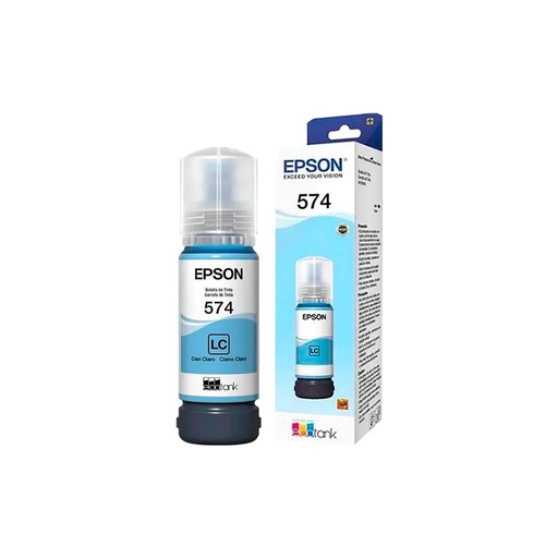 [T574520-AL] BOTELLA EPSON T574 CYAN CLARO L8050 7300 PAGS T574520-AL