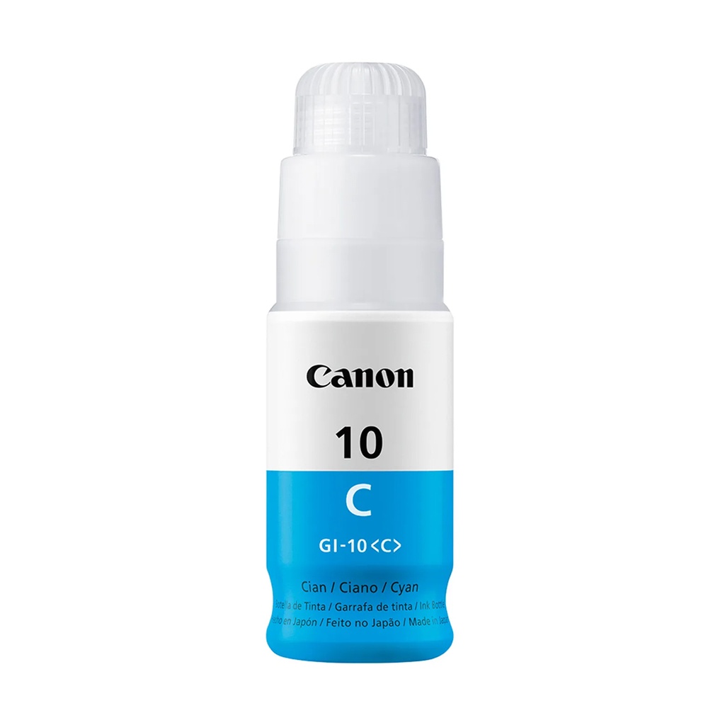 BOTELLA CANON GI10C CYAN GM2010/G6010 7700 PAG GI10C