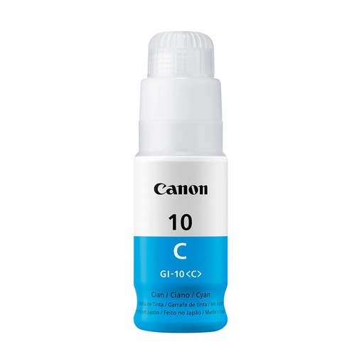 [3382C001AB] BOTELLA CANON GI10C CYAN GM2010/G6010 7700 PAG GI10C
