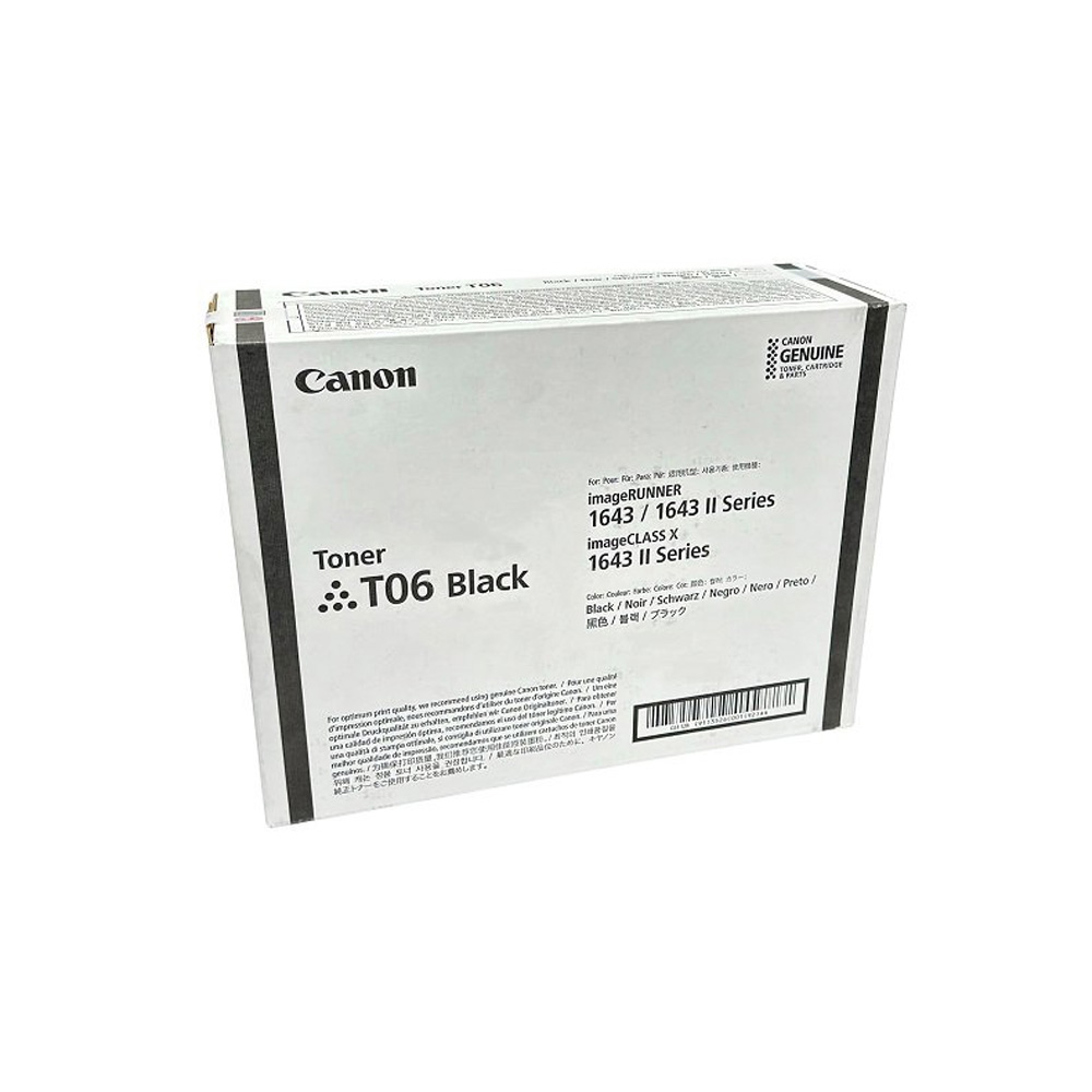 TONER CANON NEGRO T06 RENDiMIENTO 20500 IMPRESIONES IR 1643