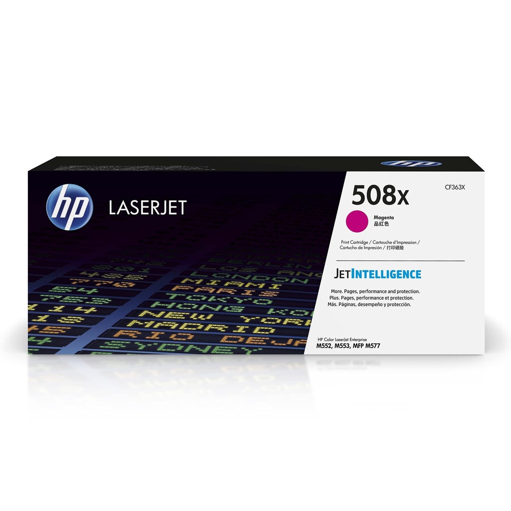 TONER HPINC 508X MAGENTA LASERJET M577/M553 9500 PAG CF363X