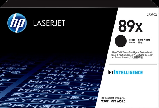 [CF289X] CONSUMIBLE HPINC//TONER 89X NEGRO ALTO RENDIMIENTO LASERJET M507/M528 10000 PAG CF289X