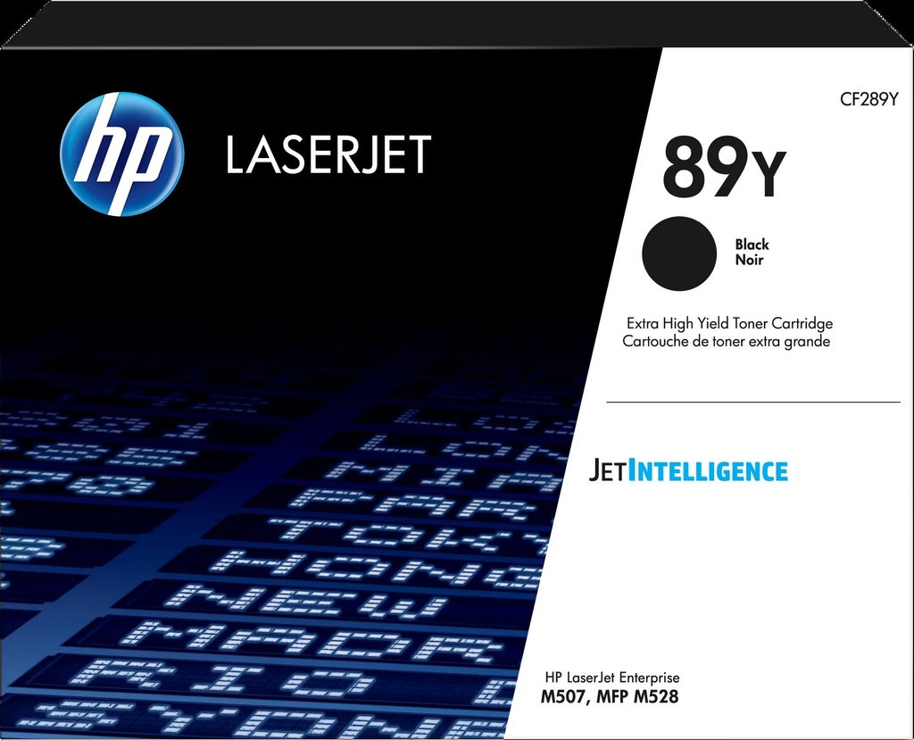 CONSUMIBLE HPINC//TONER 89Y NEGRO RENDIMIENTO SUPERIOR LASERJET M507/M528 20000 PAG CF289Y