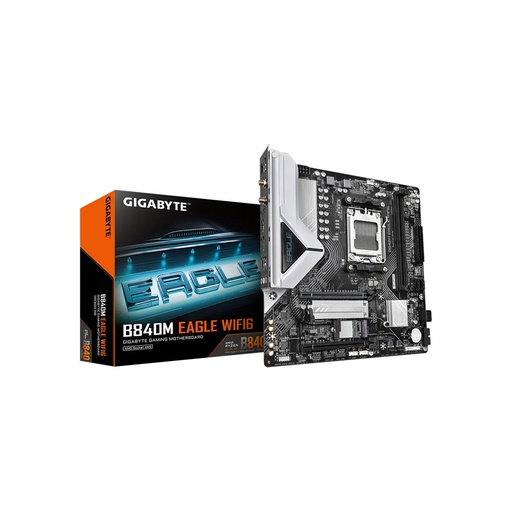 [B840MEAGLEWIFI6] MAINBOARD GIGABYTE/B840M EAGLE WIFI6 REV 1.0 1.1 MICRO ATX AM5 DDR5