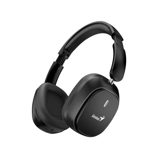 [31710038400] HEADSETS GENIUS/WIRELESS HS-820BT COLOR NEGRO /PLEGABLE /BT5.4 /CON MIC /TIPO-C /RECARGABLE