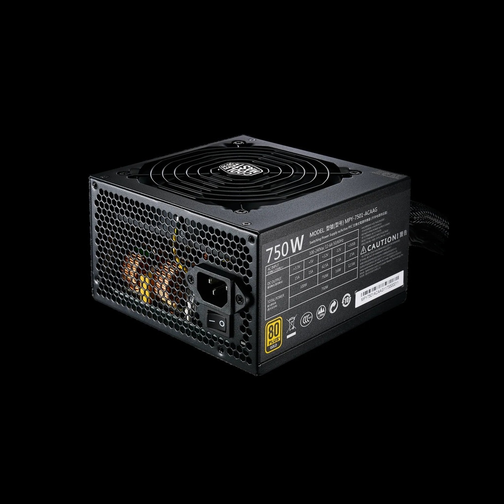 FUENTE COOLER MASTER/ELITE GOLD 750W 80 PLUS GOLD MODULAR 24-PIN ATX