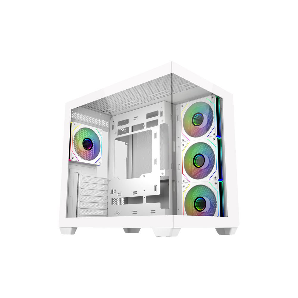[E681-WHNN-S00] CASE COOLER MASTER/MID TOWER ELITE681 WHITE 1X120MM ARGB 3X120MM SIDE MOUNT 1XUSB TYPE C
