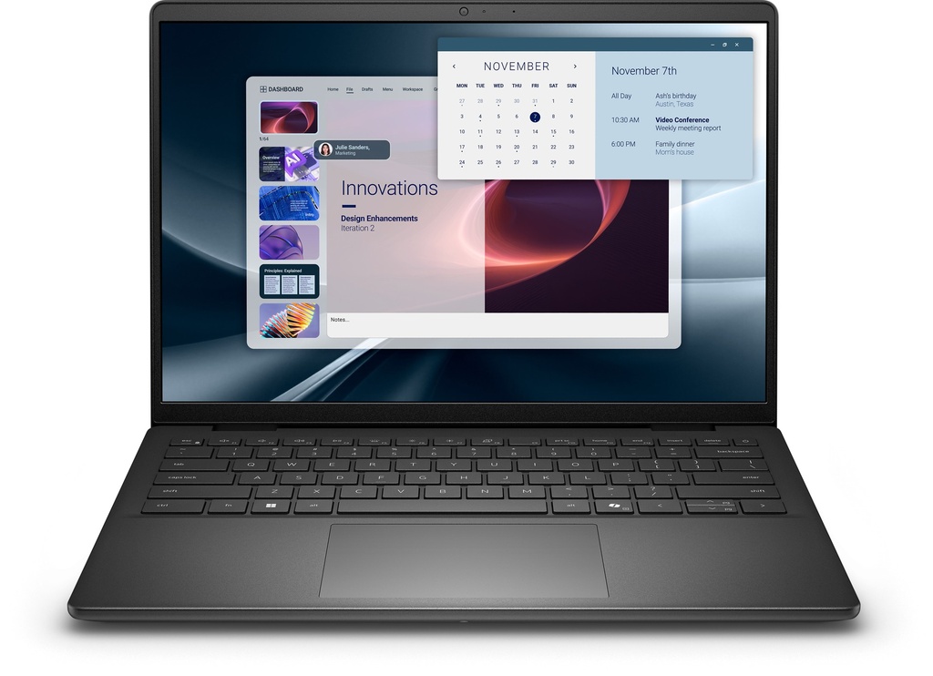 COMPUTADOR PORTATIL DELL PRO 14 BLACK 7XNFP 14PULG FHD ULTRA 5 225U 16GB DDR5 5600 512GB W11PRO 1Y