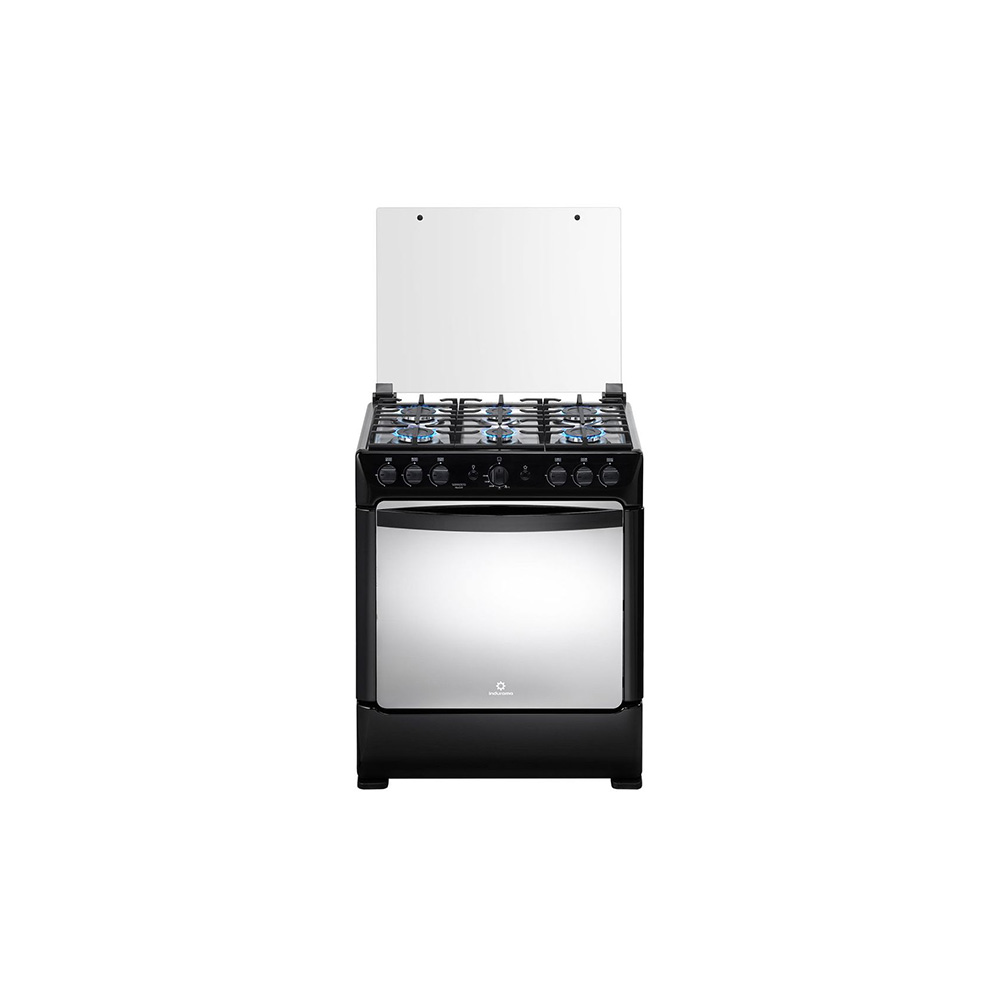 COCINA INDURAMA/A GAS SORRENTO MAXGRILL ZAFIRO 30 NEGRA