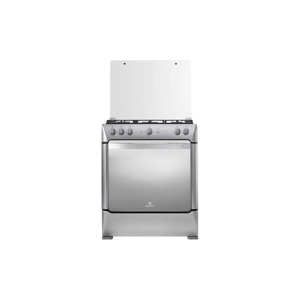 COCINA INDURAMA/A GAS TURIN ZAFIRO 5 QUEMADORES CROMA