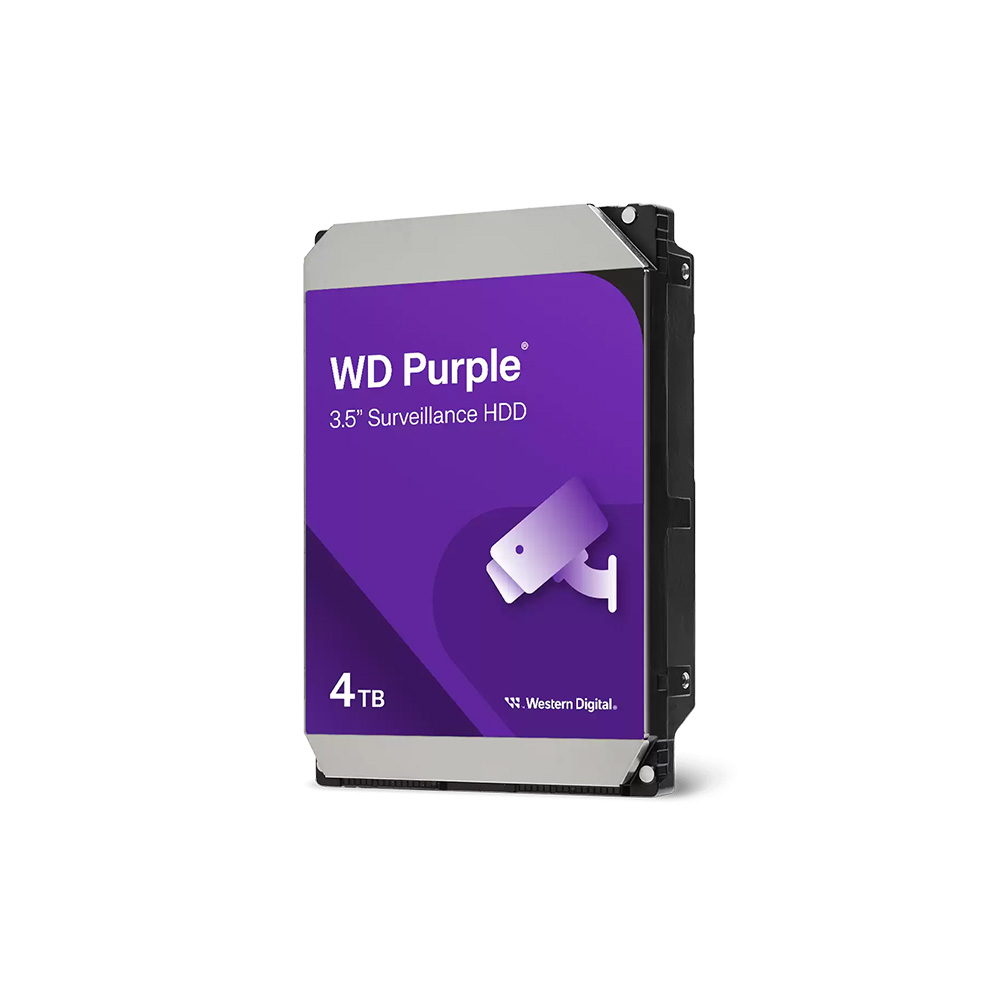 DISCO/WESTERN/DIGITAL WD PURPLE 4TB 5400 RPM SATA PARA VIDEOVIGILANCIA 3.5 INCH WD44PURZ