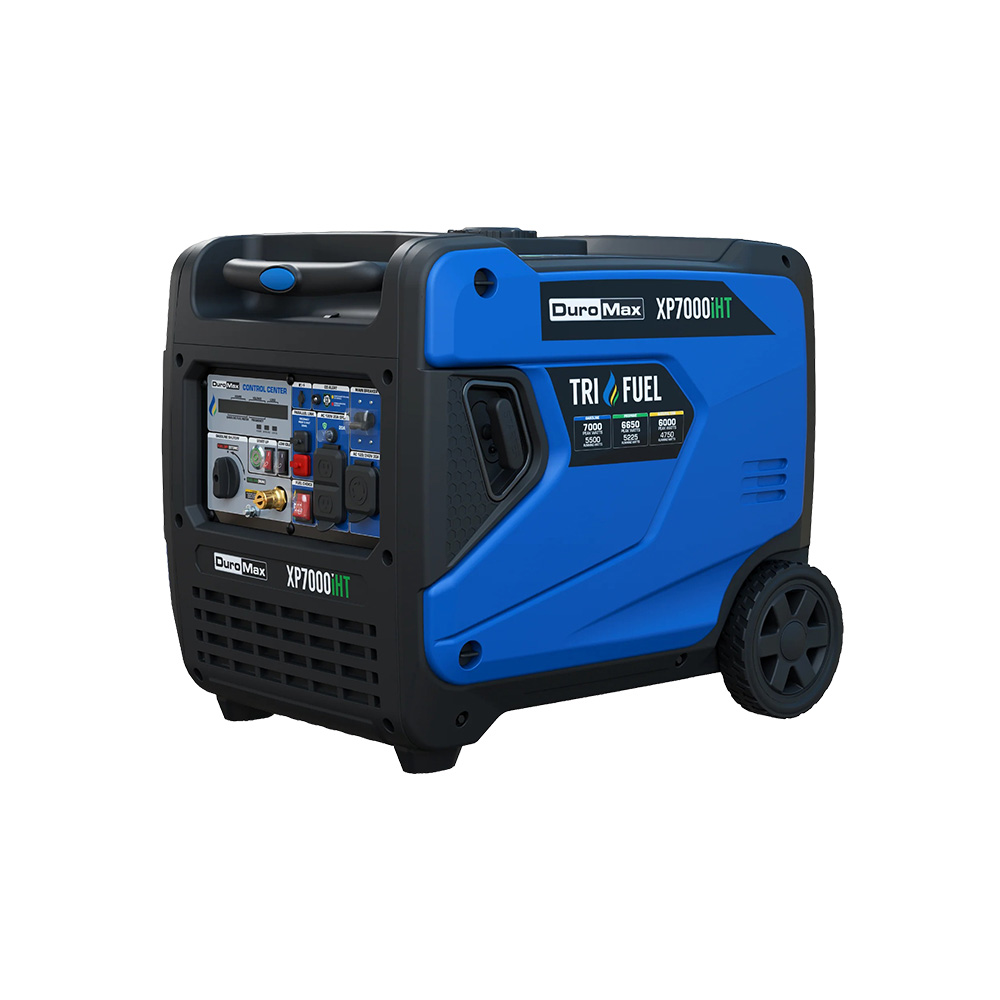 PROMO 2X1 GENERADOR DUROMAX/PORTATIL DIGITAL INVERTER XP70001H DUAL FUEL 7000W PROPANO/GASOLINA
