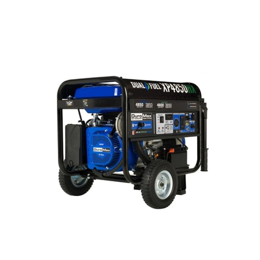 [T-XP4850HX] PROMO 2X1 GENERADOR DUROMAX/XP4850HX PORTATIL DUAL FUEL 4850W CO ALERT