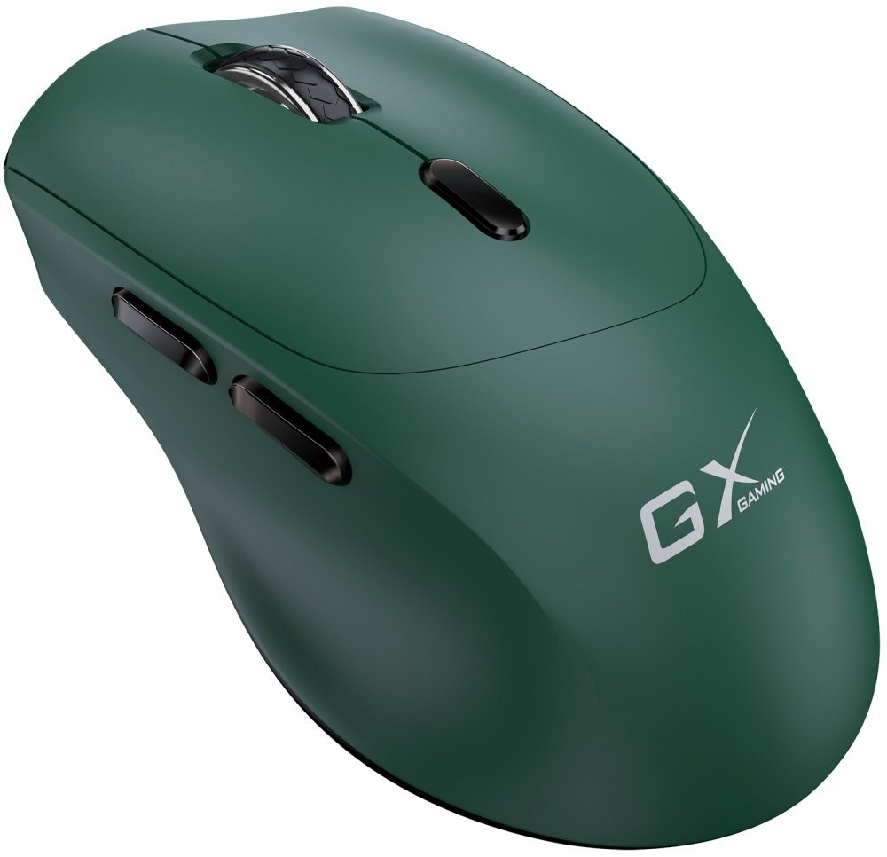 MOUSE GENIUS/WIRELLES SCORPION M8100 ARMY GREEN 2.4GHZ Y BT /6 BOTONES /DPI 1200 -3200 /AI COPILOT