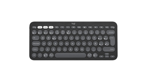 [920-011783] TECLADO/LOGITECH PEBBLE KEYS 2 K380S/BLUETOOHT/HASTA 3 DIPSTVOS/SPANISH LAYOUT/NEGRO