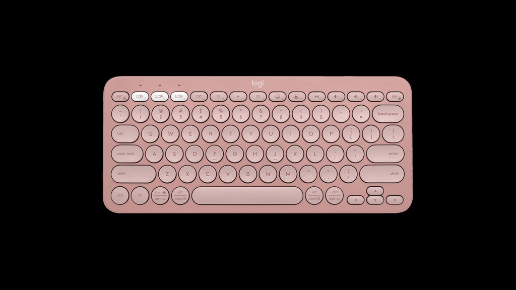 TECLADO LOGITECH/PEBBLE KEYS 2 K380S/BLUETOOHT/HASTA 3 DIPSTVOS/SPANISH LAYOUT/ROSE