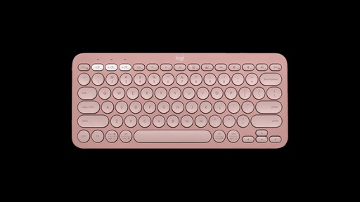 [920-011785] TECLADO LOGITECH/PEBBLE KEYS 2 K380S/BLUETOOHT/HASTA 3 DIPSTVOS/SPANISH LAYOUT/ROSE