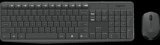 [920-007901] COMBO LOGITECH/TECLADO Y MOUSE MK235/WIRELESS/RESIST. SALPICADURAS/NUM-PAD/NEGRO