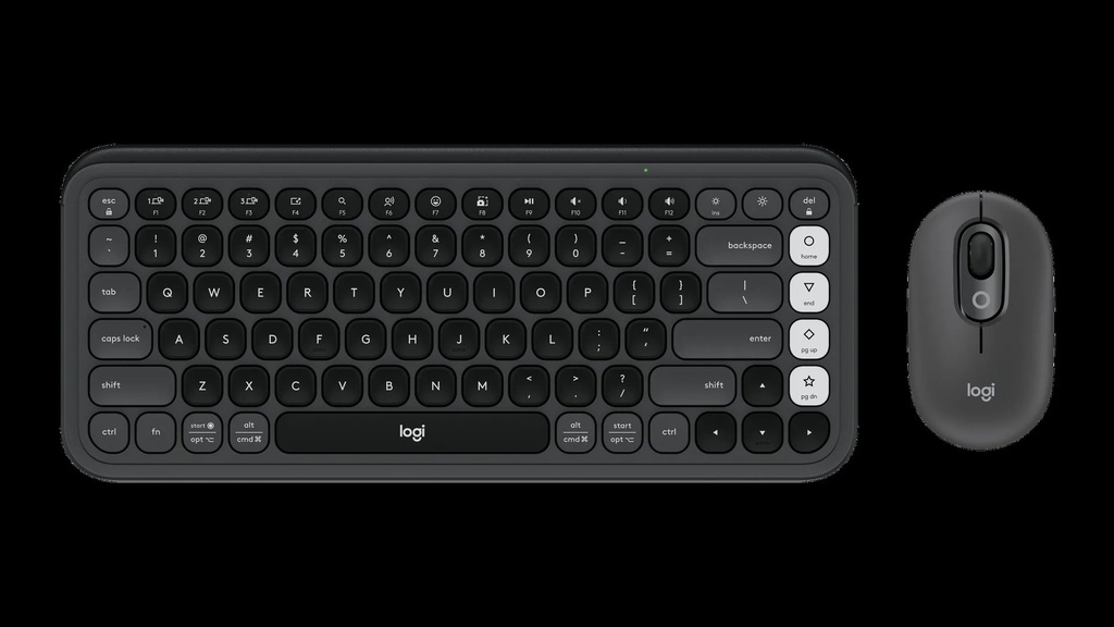 COMBO LOGITECH/TECLADO Y MOUSE POP ICON/WIRELESS/EASY-SWITCH/HASTA 3 DISPOSITIVOS/WHITE