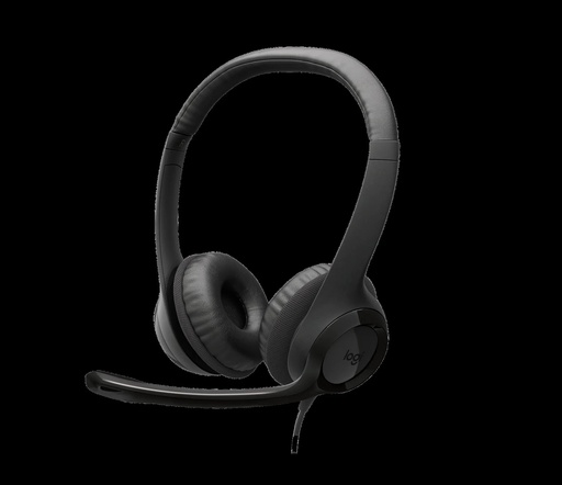 [981-000014] HEADSETS/LOGITECH H390/USB-A/MIC. CANCEL. RUIDO/CABLE 1.9M/100KHZ