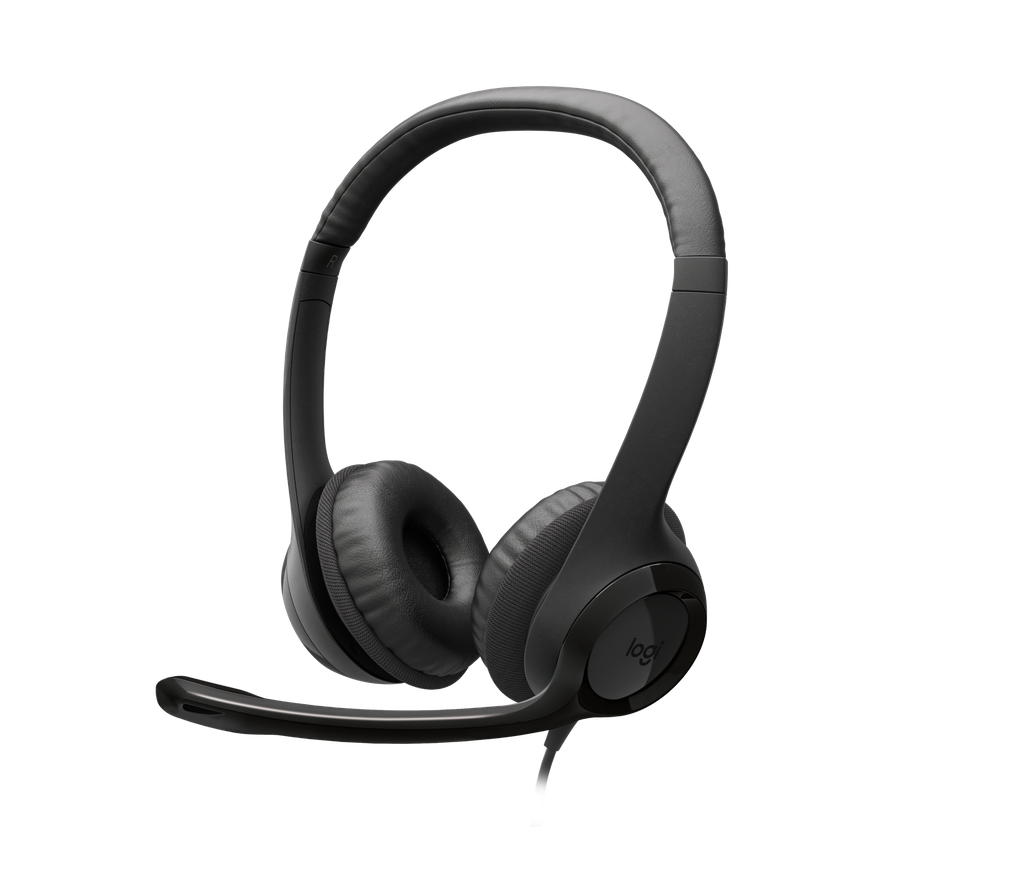 [981-001285] HEADSETS LOGITECH/H390/USB-A/MIC. CANCEL. RUIDO/CABLE 1.9M/100KHZ/BLANCO
