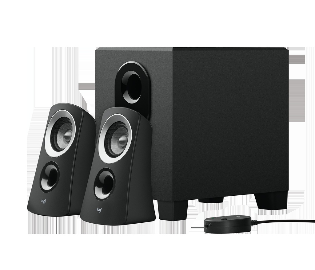 SPEAKERS/LOGITECH SYSTEM Z313 WITH SUBWOOFER/25W/DISPOTVO. CON ENTRADA JACK 0.14 IN