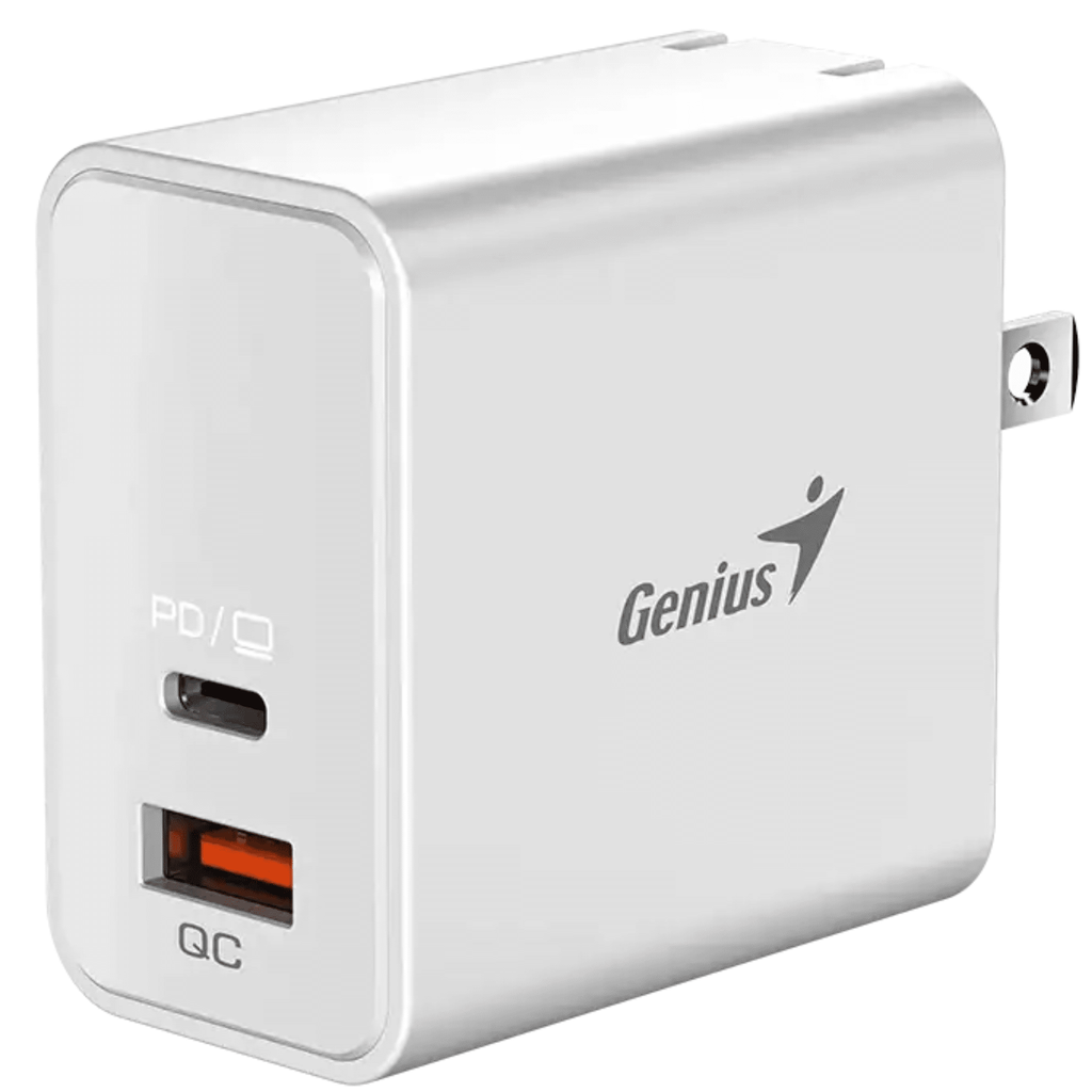CARGADOR GENIUS/PD-65AC /GAN DE 65W /USB C PD3.0 /USB A QC3.0 /PORTATIL /TABLETA