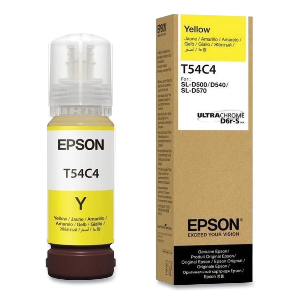 CONSUMIBLE EPSON/T54C AMARILLO ULTRACHOME D6R-S SL-D570 70ML T54C420