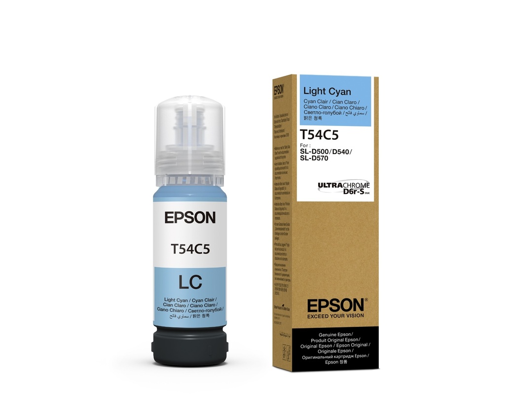 CONSUMIBLE EPSON/T54C LT CYAN ULTRACHOME D6R-S SL-D570 70ML T54C520