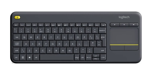 [920-007123] TECLADO/LOGITECH K400 PLUS WIRELESS TOUCH/2.4 GHZ/NEGRO