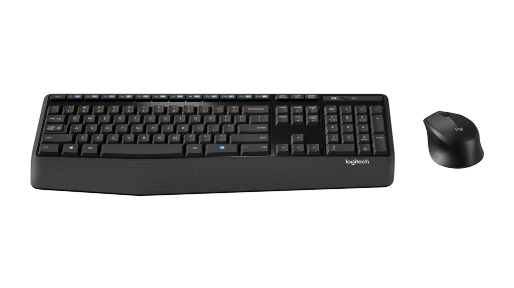 COMBO LOGITECH/TECLADO Y MOUSE MK345/WIRELESS/NUM-PAD/RESIST.SALPICADURAS/REPOSA-MUNECAS