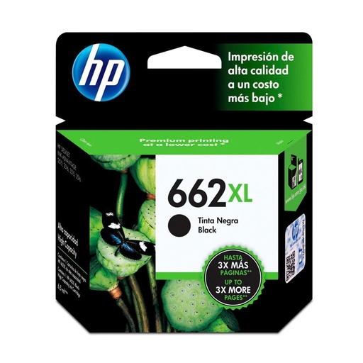 [CZ105AL] TINTA HPINC 662XL NEGRO 2515/3515 360 PAG CZ105AL