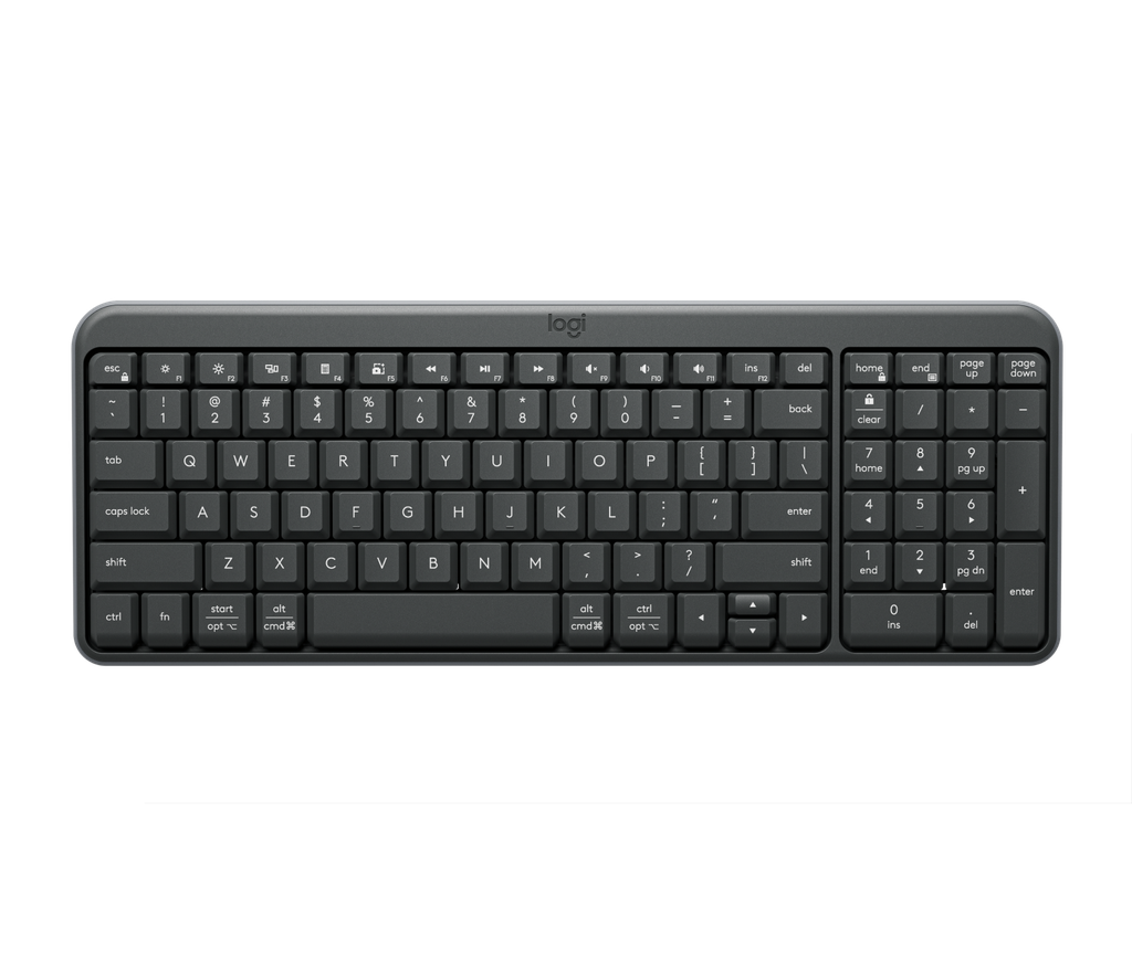 TECLADO LOGITECH K250/COMPACTO/BLUETOOTH/WIRELESS/INCLY.NUM-PAD/AJUSTABLE 7GRADOS