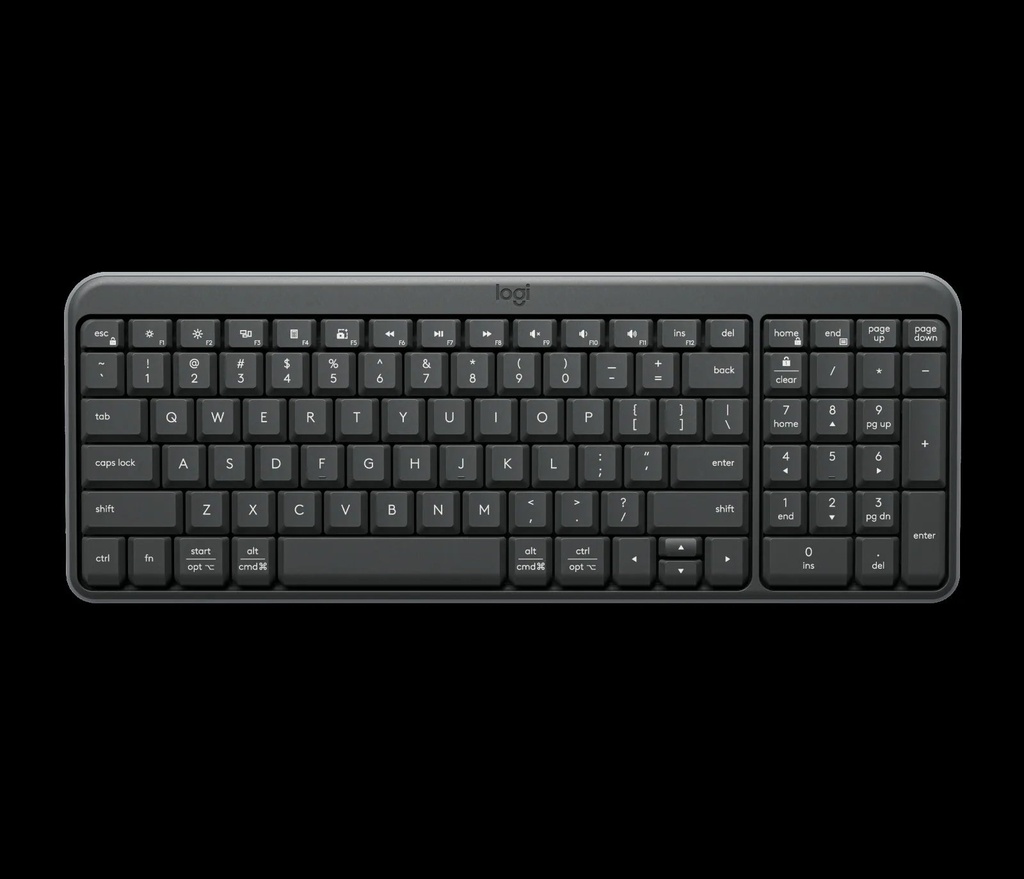 TECLADO LOGITECH K250/COMPACTO/BLUETOOTH/WIRELESS/INCLY.NUM-PAD/AJUSTABLE 7GRADOS