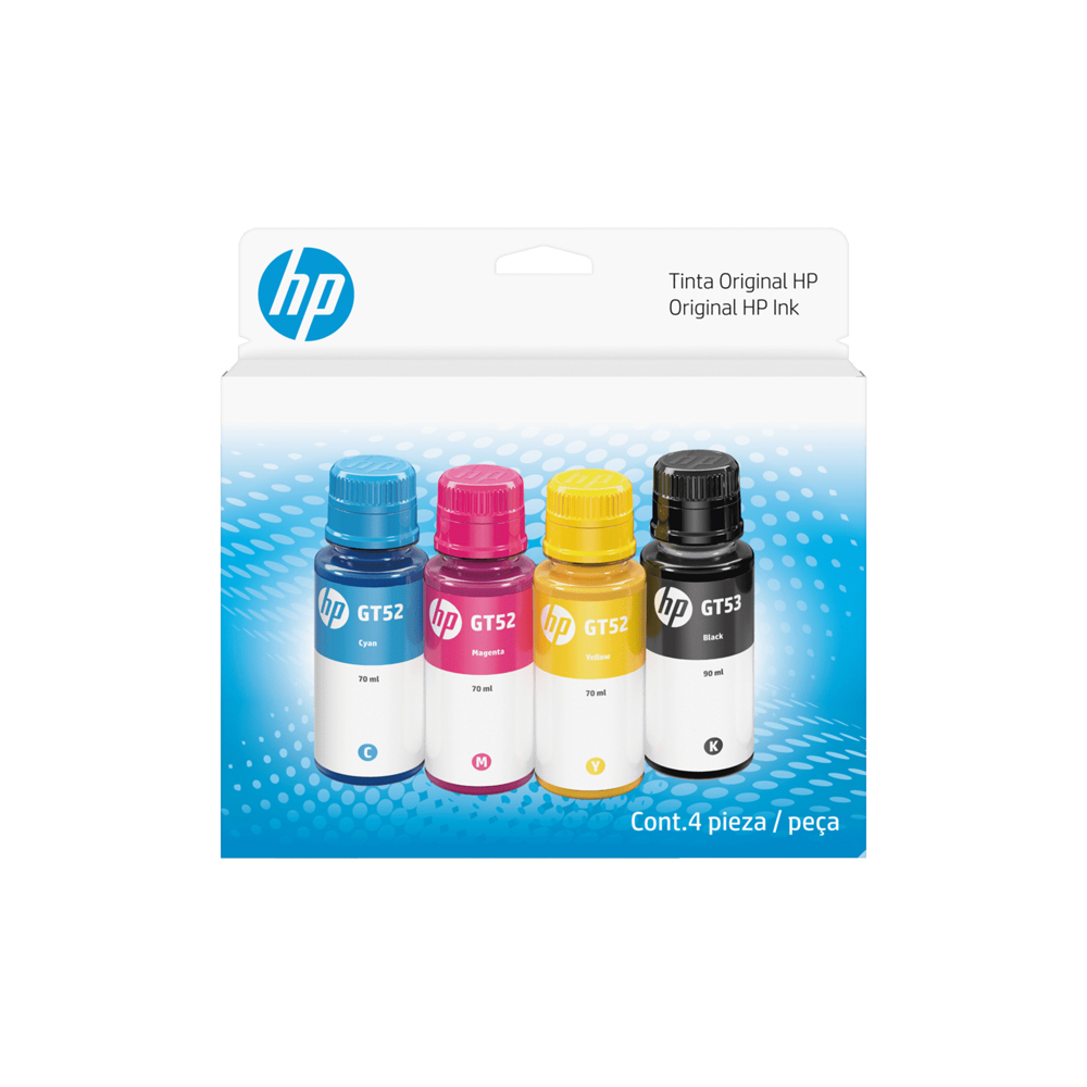 [9F3N4AL] CONSUMIBLE/HPINC BOTELLA GT53/GT52 PACK 4 SMART TANK200/300/400/500/600/700 4000N/8000C 9F3N4AL