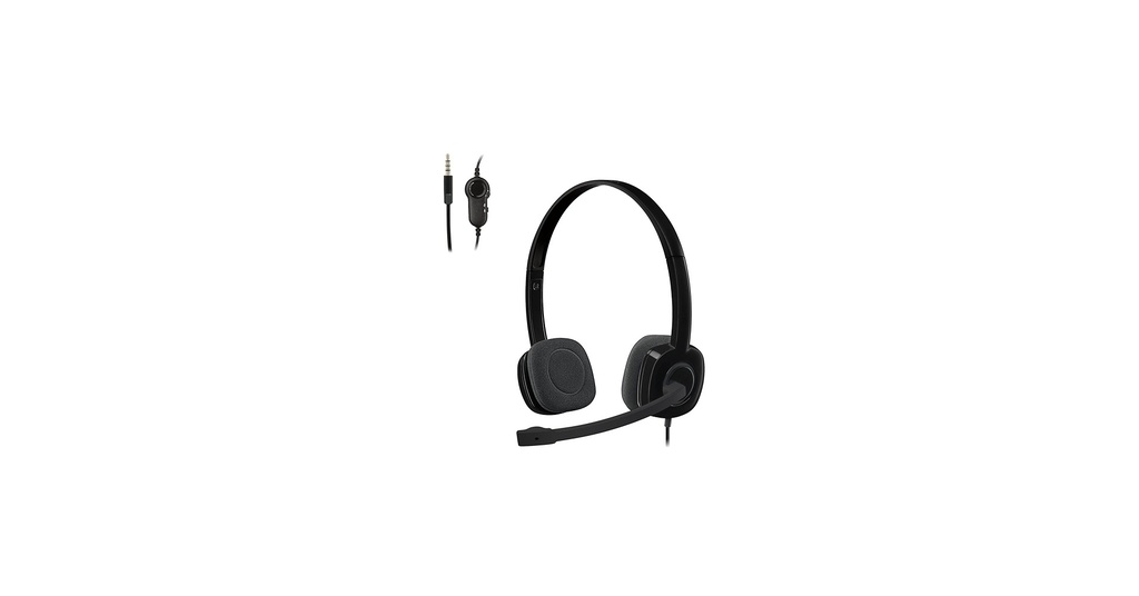 HEADSETS LOGITECH/H151 STEREO/AUX/MIC. UNIDIRECCIONAL/22 OHMIOS/20HZ