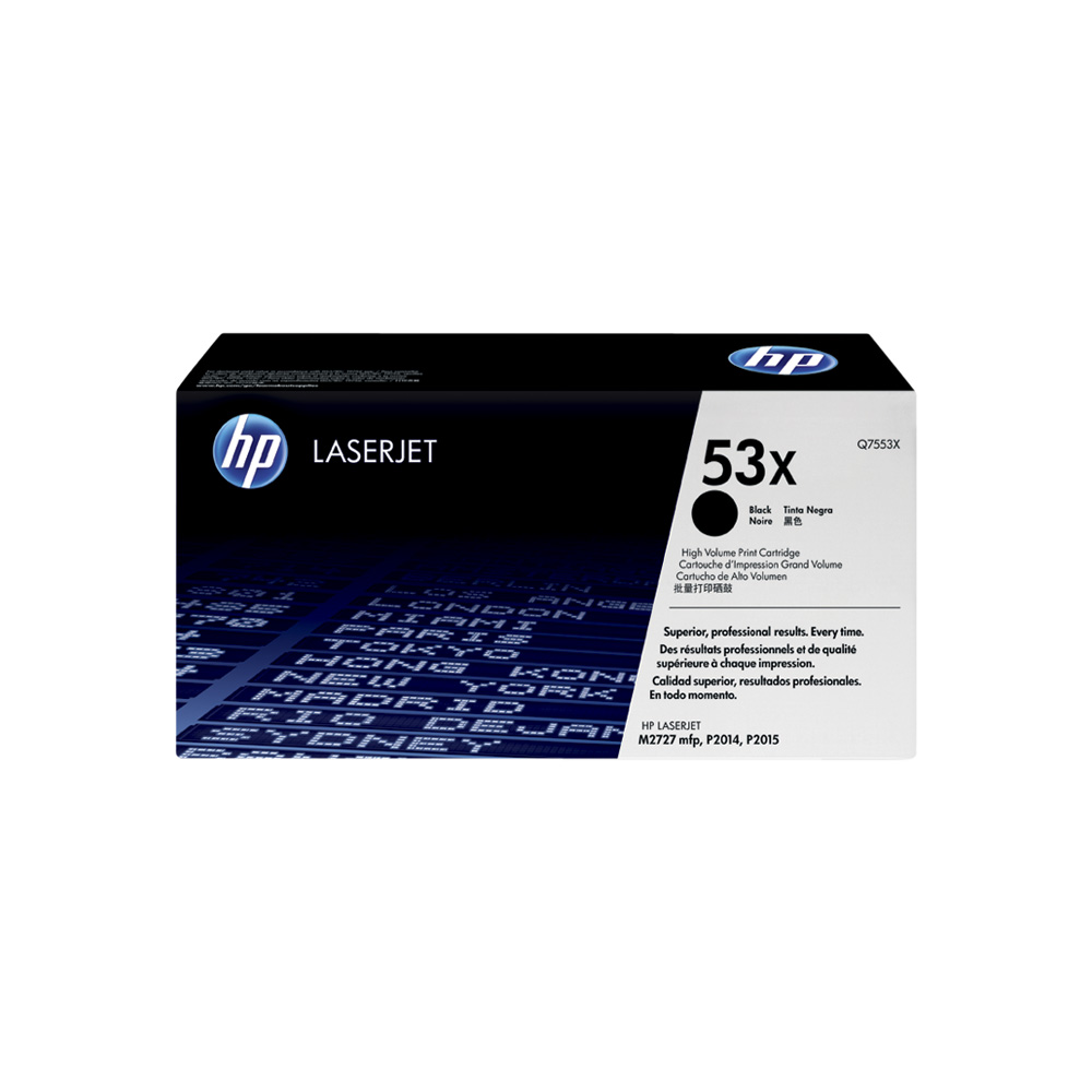 TONER HP 53X NEGRO LASERJET P2015/2727 7000 PAG Q7553X