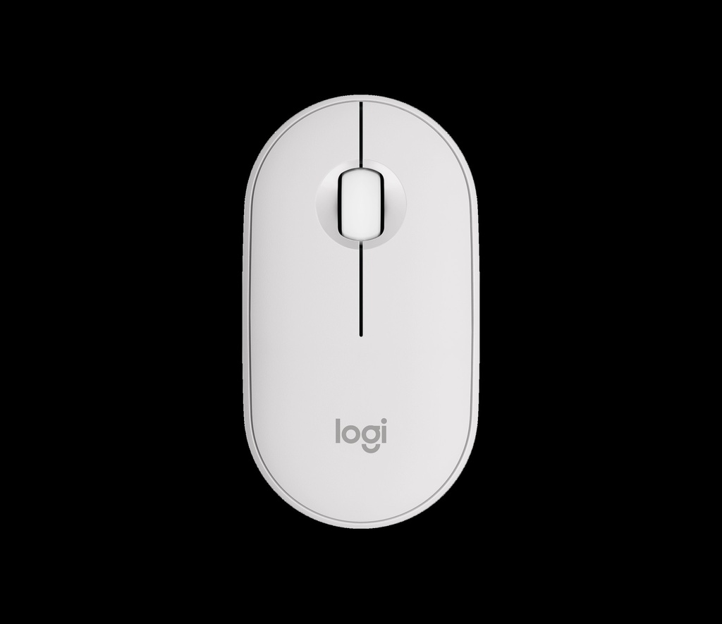 MOUSE LOGITECH/PEBBLE MOUSE 2 M350S/BLUETOOTH/3 BOTONES/SILENT TOUCH/MAX. 3 DISPOTVS/OFF WHITE